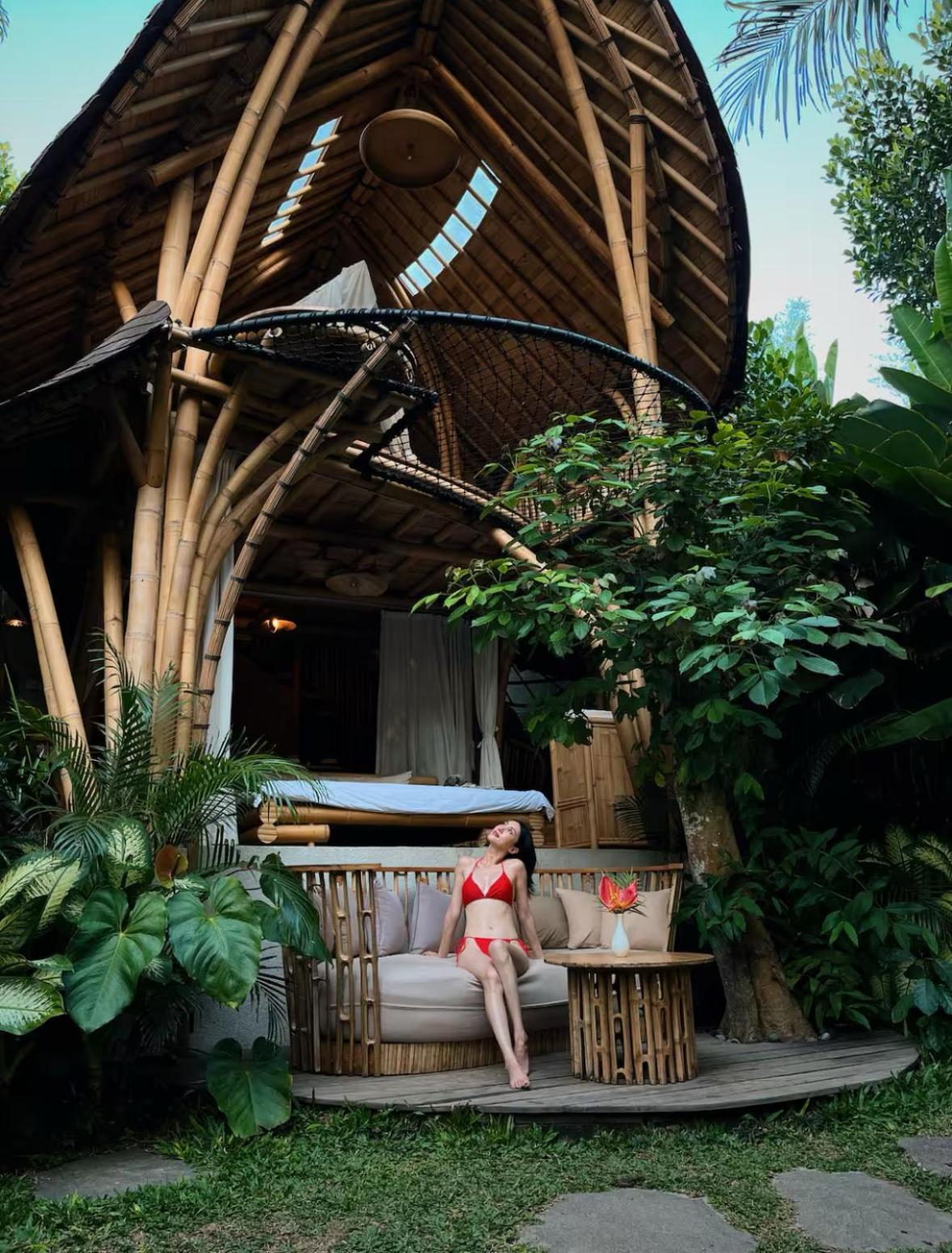 Wahem Eco Bamboo - Magical Bamboo House Ubud Bali Villa Exterior photo