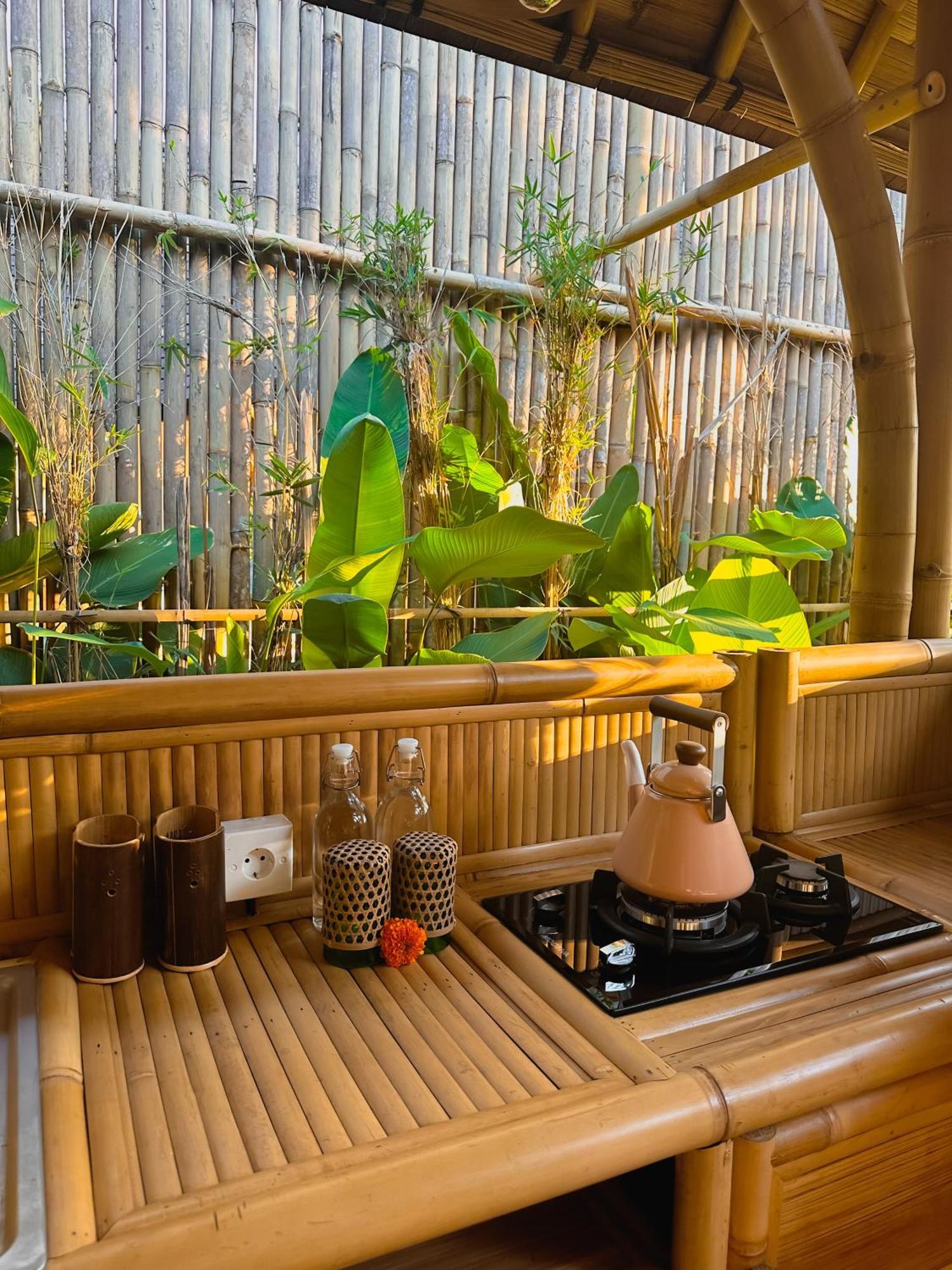 Wahem Eco Bamboo - Magical Bamboo House Ubud Bali Villa Exterior photo