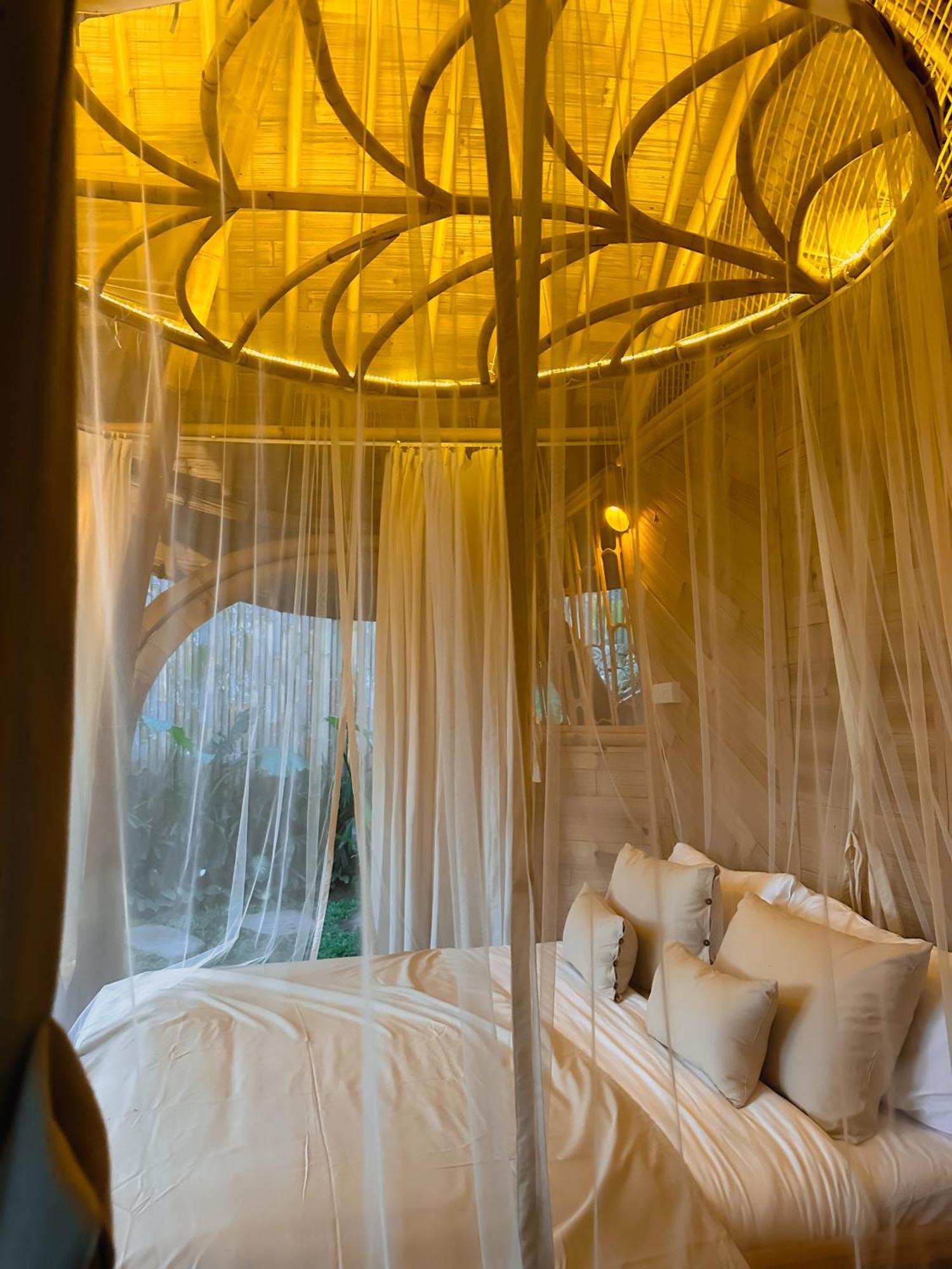 Wahem Eco Bamboo - Magical Bamboo House Ubud Bali Villa Exterior photo