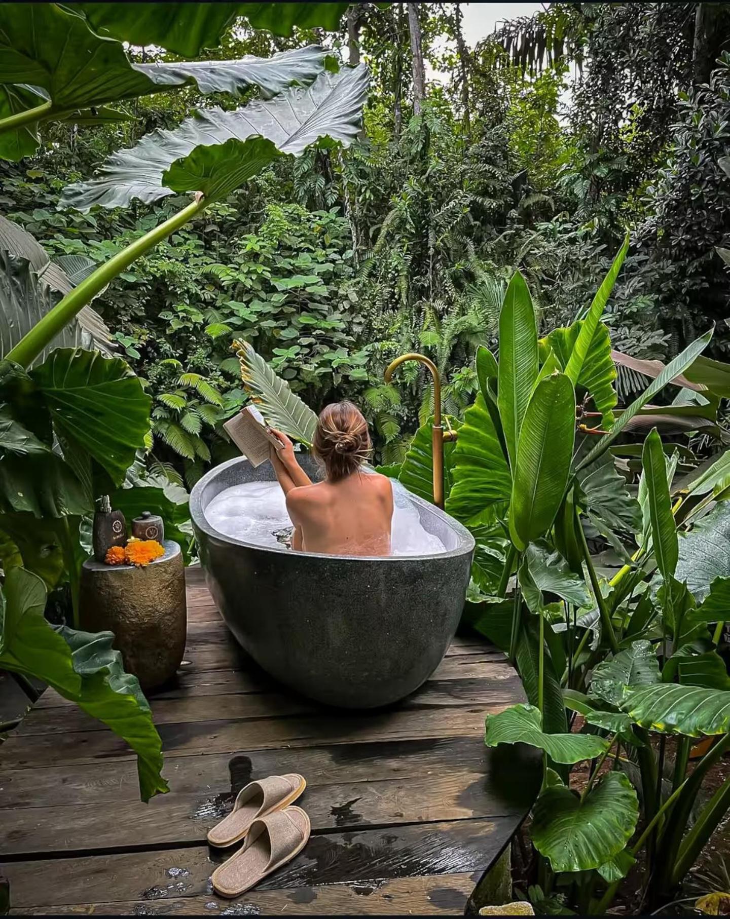 Wahem Eco Bamboo - Magical Bamboo House Ubud Bali Villa Exterior photo