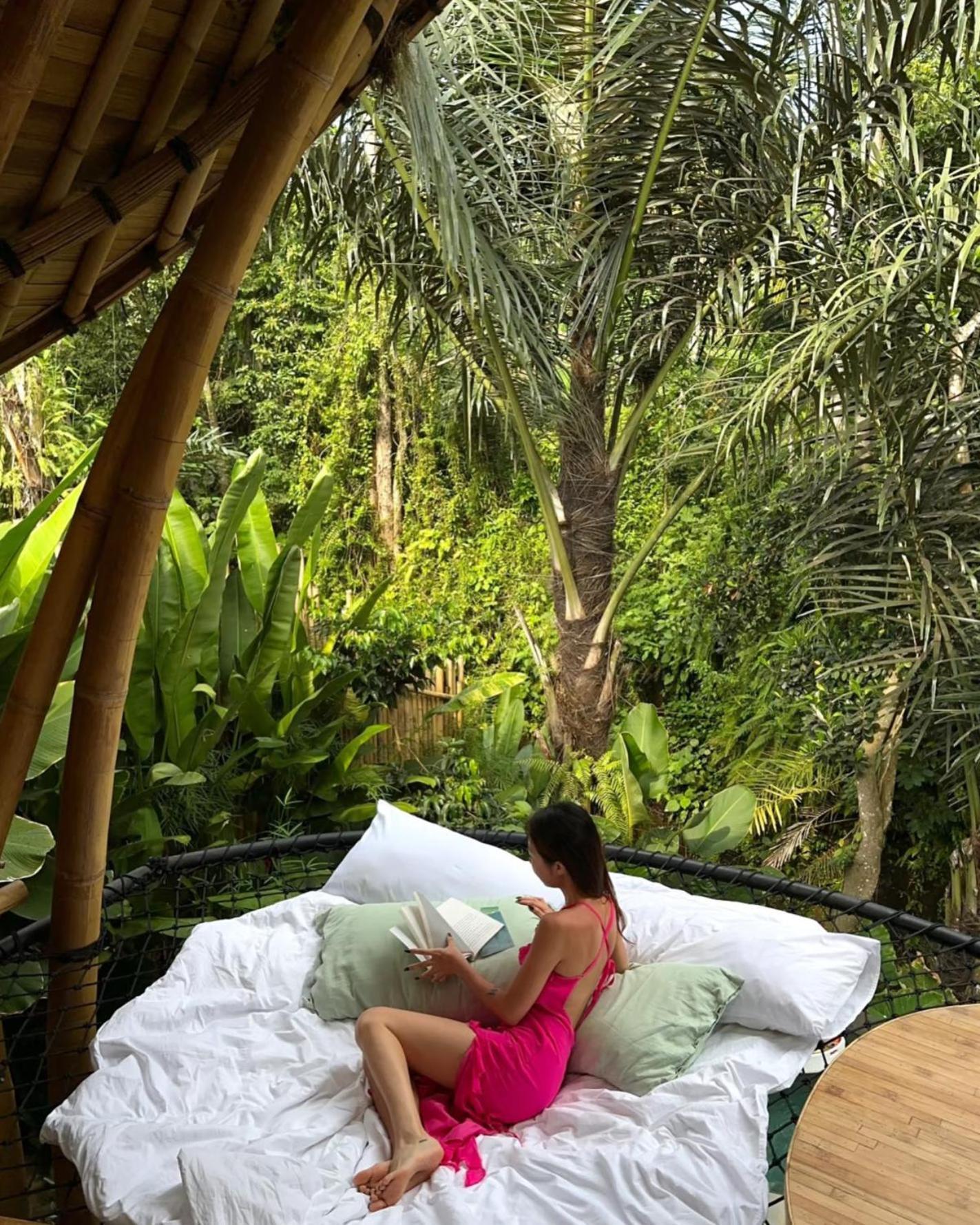 Wahem Eco Bamboo - Magical Bamboo House Ubud Bali Villa Exterior photo